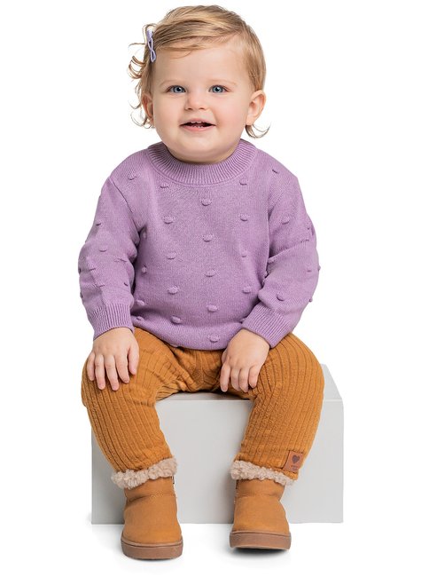 Blusão em Tricot para Bebê
